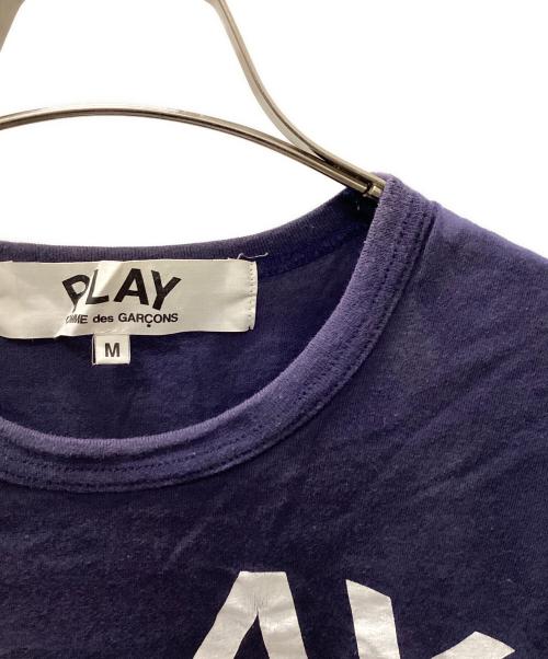 PLAY COMME des GARCONS（プレイコムデギャルソン）PLAY COMME des GARCONS (プレイコムデギャルソン) 半袖カットソー ネイビー サイズ:Mの古着・服飾アイテム