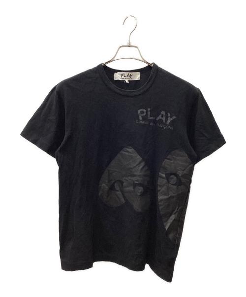 PLAY COMME des GARCONS（プレイコムデギャルソン）PLAY COMME des GARCONS (プレイコムデギャルソン) 半袖カットソー ブラック サイズ:Lの古着・服飾アイテム