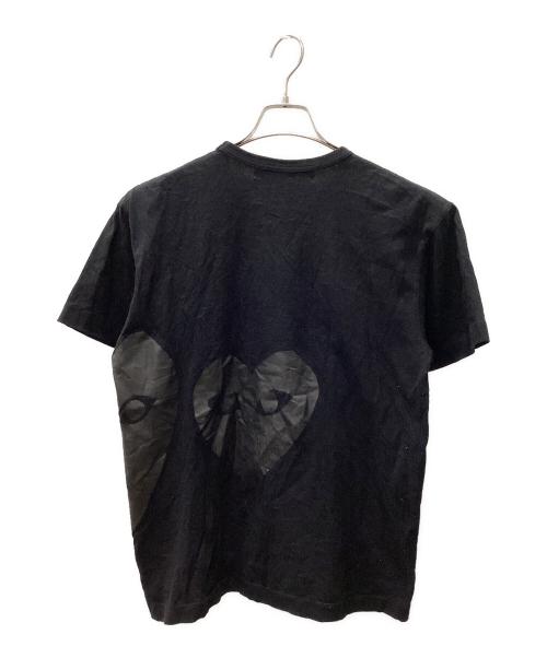 PLAY COMME des GARCONS（プレイコムデギャルソン）PLAY COMME des GARCONS (プレイコムデギャルソン) 半袖カットソー ブラック サイズ:Lの古着・服飾アイテム