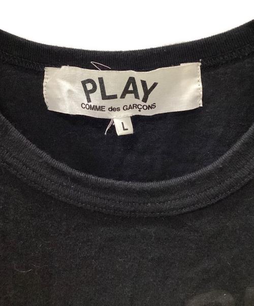 PLAY COMME des GARCONS（プレイコムデギャルソン）PLAY COMME des GARCONS (プレイコムデギャルソン) 半袖カットソー ブラック サイズ:Lの古着・服飾アイテム