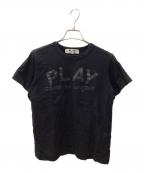 PLAY COMME des GARCONSプレイコムデギャルソン）の古着「半袖カットソー」｜ブラック