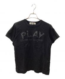 PLAY COMME des GARCONS（プレイコムデギャルソン）の古着「半袖カットソー」｜ブラック