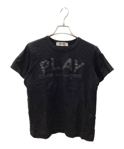 PLAY COMME des GARCONS（プレイコムデギャルソン）PLAY COMME des GARCONS (プレイコムデギャルソン) 半袖カットソー ブラック サイズ:Lの古着・服飾アイテム