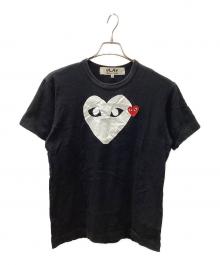 PLAY COMME des GARCONS（プレイコムデギャルソン）の古着「半袖カットソー」｜ブラック