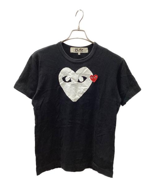 PLAY COMME des GARCONS（プレイコムデギャルソン）PLAY COMME des GARCONS (プレイコムデギャルソン) 半袖カットソー ブラック サイズ:Mの古着・服飾アイテム