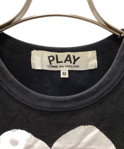PLAY COMME des GARCONS（プレイコムデギャルソン）PLAY COMME des GARCONS (プレイコムデギャルソン) 半袖カットソー ブラック サイズ:Mの古着・服飾アイテム