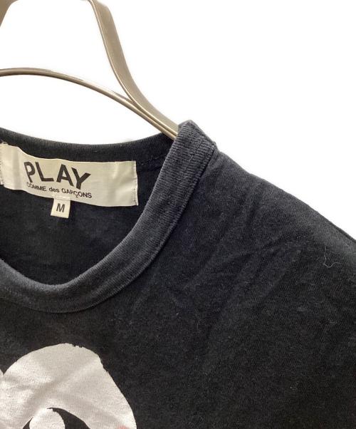 PLAY COMME des GARCONS（プレイコムデギャルソン）PLAY COMME des GARCONS (プレイコムデギャルソン) 半袖カットソー ブラック サイズ:Mの古着・服飾アイテム