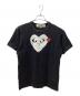 PLAY COMME des GARCONS（プレイコムデギャルソン）の古着「半袖カットソー」｜ブラック