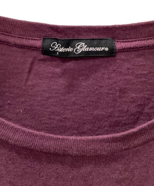 Hysteric Glamour（ヒステリックグラマー）Hysteric Glamour (ヒステリックグラマー) 長袖カットソー パープル サイズ:FREEの古着・服飾アイテム