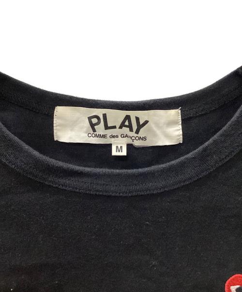 PLAY COMME des GARCONS（プレイコムデギャルソン）PLAY COMME des GARCONS (プレイコムデギャルソン) 長袖カットソー ブラック サイズ:Mの古着・服飾アイテム