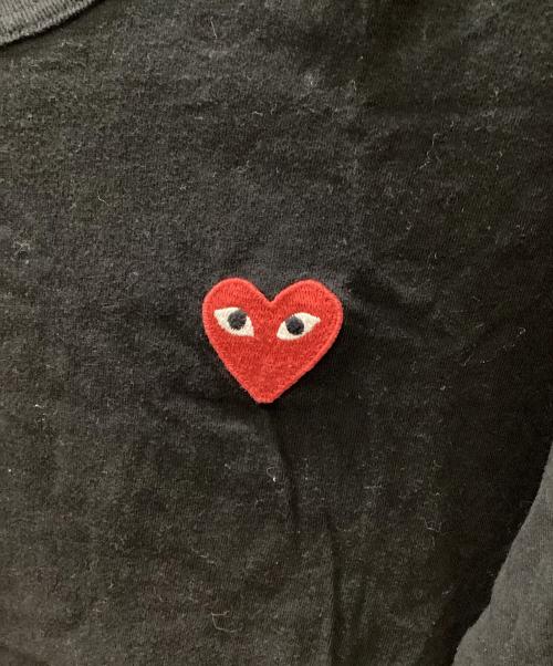 PLAY COMME des GARCONS（プレイコムデギャルソン）PLAY COMME des GARCONS (プレイコムデギャルソン) 長袖カットソー ブラック サイズ:Mの古着・服飾アイテム