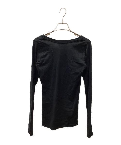 Hysteric Glamour（ヒステリックグラマー）Hysteric Glamour (ヒステリックグラマー) 長袖カットソー ブラック サイズ:FREEの古着・服飾アイテム