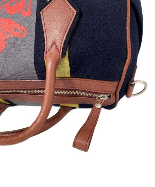 Vivienne Westwood（ヴィヴィアンウエストウッド）Vivienne Westwood (ヴィヴィアンウエストウッド) ボストンバッグ ネイビーの古着・服飾アイテム