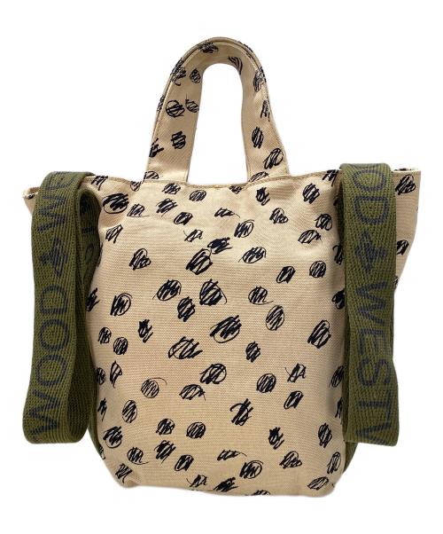 Vivienne Westwood（ヴィヴィアンウエストウッド）Vivienne Westwood (ヴィヴィアンウエストウッド) ハンドバッグ ベージュの古着・服飾アイテム