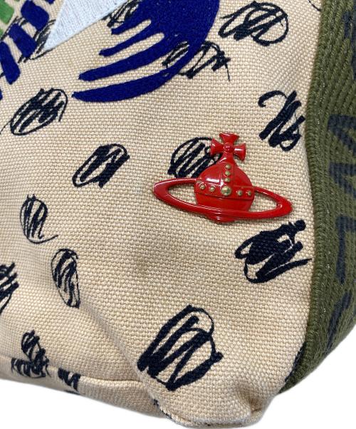 Vivienne Westwood（ヴィヴィアンウエストウッド）Vivienne Westwood (ヴィヴィアンウエストウッド) ハンドバッグ ベージュの古着・服飾アイテム