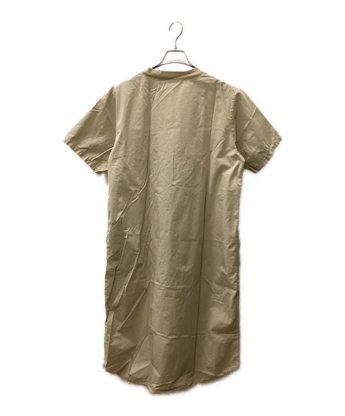 BEAMS BOY（ビームスボーイ）BEAMS BOY (ビームスボーイ) 半袖ワンピース ベージュ サイズ:FREEの古着・服飾アイテム