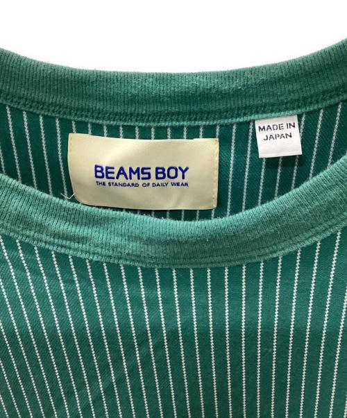 BEAMS BOY（ビームスボーイ）BEAMS BOY (ビームスボーイ) 半袖ワンピース グリーン サイズ:FREEの古着・服飾アイテム