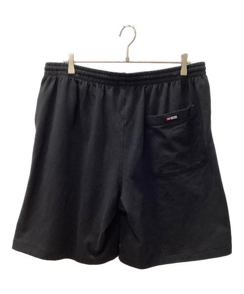 DIESEL（ディーゼル）DIESEL (ディーゼル) スウェットハーフパンツ ブラック サイズ:XXLの古着・服飾アイテム