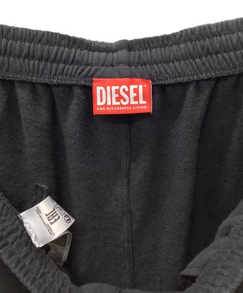 DIESEL（ディーゼル）DIESEL (ディーゼル) スウェットハーフパンツ ブラック サイズ:XXLの古着・服飾アイテム