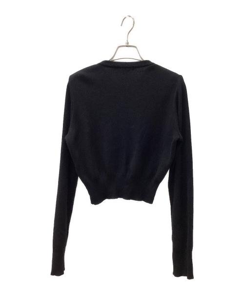 PUBLIC TOKYO（パブリックトウキョウ）PUBLIC TOKYO (パブリックトウキョウ) 薄手ニット ブラック サイズ:FREEの古着・服飾アイテム