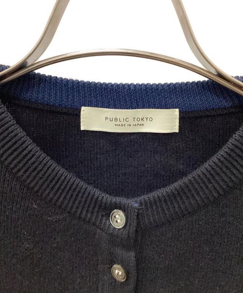 PUBLIC TOKYO（パブリックトウキョウ）PUBLIC TOKYO (パブリックトウキョウ) 薄手ニット ブラック サイズ:FREEの古着・服飾アイテム