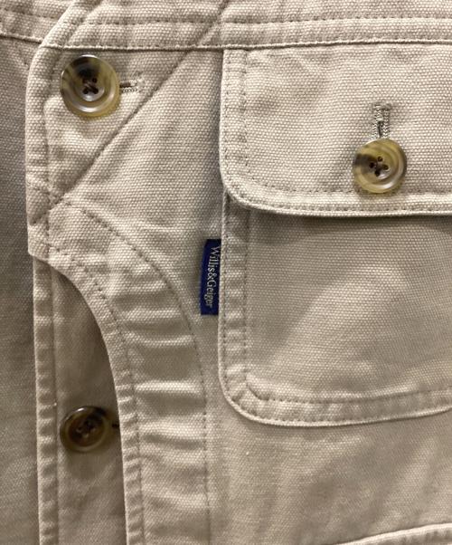 Willis & Geiger（ウィリスアンドガイガー）Willis & Geiger (ウィリスアンドガイガー) ハンティングベスト ベージュ サイズ:Lの古着・服飾アイテム