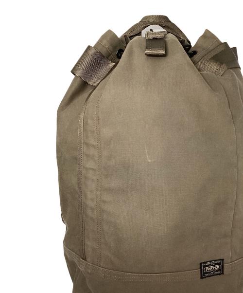 PORTER（ポーター）PORTER (ポーター) ドローストリングバックパック オリーブの古着・服飾アイテム