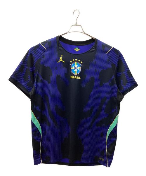 NIKE（ナイキ）NIKE (ナイキ) ブラジル代表 2026年 アウェイユニフォーム ブルー×ブラック サイズ:3XLの古着・服飾アイテム
