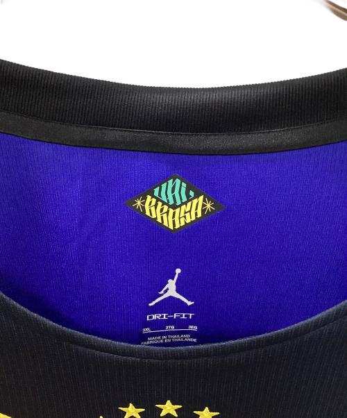 NIKE（ナイキ）NIKE (ナイキ) ブラジル代表 2026年 アウェイユニフォーム ブルー×ブラック サイズ:3XLの古着・服飾アイテム