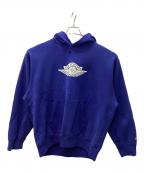 NIKEナイキ）の古着「JORDAN AIR JDN RAIR FLEECE PULLOVER HOODIE」｜ブルー