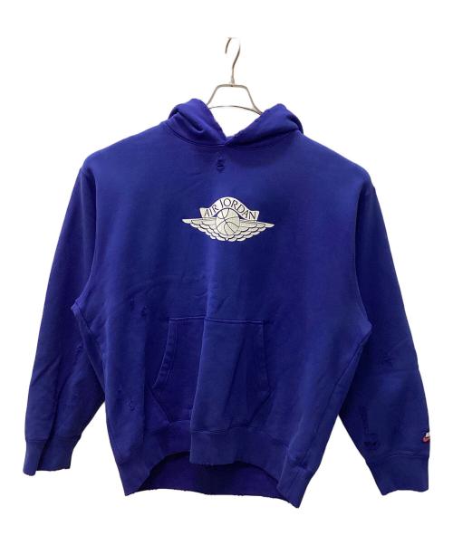 NIKE（ナイキ）NIKE (ナイキ) JORDAN AIR JDN RAIR FLEECE PULLOVER HOODIE ブルー サイズ:XLの古着・服飾アイテム