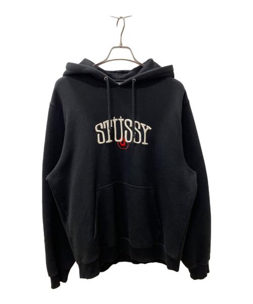 stussy（ステューシー）stussy (ステューシー) パーカー ブラック サイズ:Lの古着・服飾アイテム