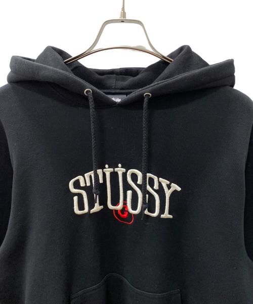 stussy（ステューシー）stussy (ステューシー) パーカー ブラック サイズ:Lの古着・服飾アイテム