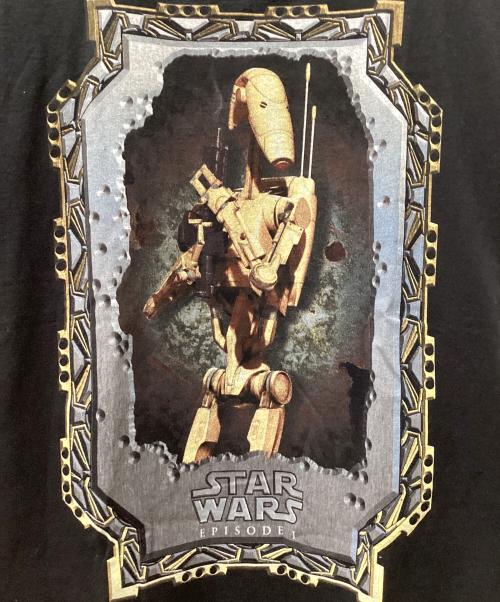STAR WARS（スターウォーズ）STAR WARS (スターウォーズ) STAR WARS EPISODE 1 ブラック サイズ:MEDIUMの古着・服飾アイテム