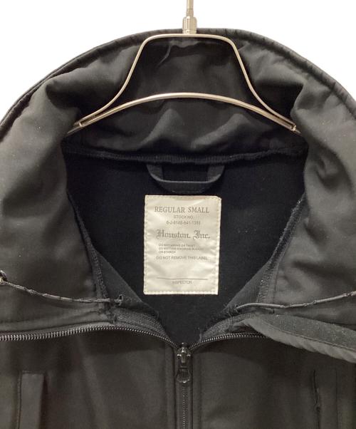 HOUSTON（ヒューストン）HOUSTON (ヒューストン) タクティカル ソフトシェルジャケット ブラック サイズ:REGULAR SAMLLの古着・服飾アイテム