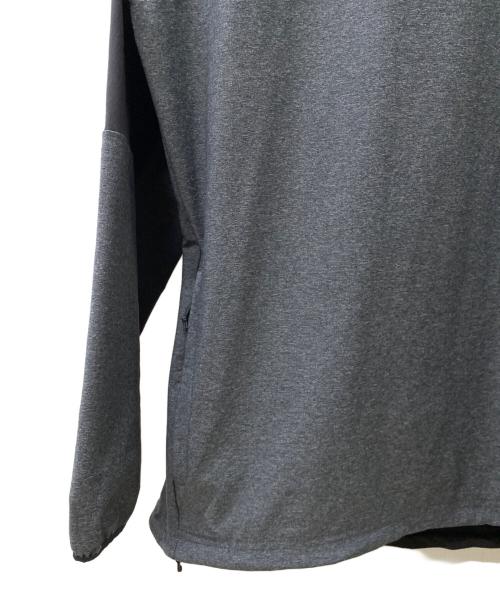 THE NORTH FACE（ザ ノース フェイス）THE NORTH FACE (ザ ノース フェイス) クルーネックカットソー グレー×ブラック サイズ:Lの古着・服飾アイテム