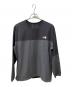 THE NORTH FACE（ザ ノース フェイス）の古着「クルーネックカットソー」｜グレー×ブラック