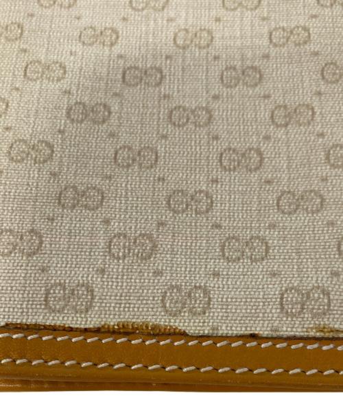 GUCCI（グッチ）GUCCI (グッチ) 札入れ ホワイト×ベージュの古着・服飾アイテム