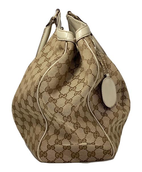 GUCCI（グッチ）GUCCI (グッチ) GGキャンバススーキートートバッグ ベージュの古着・服飾アイテム