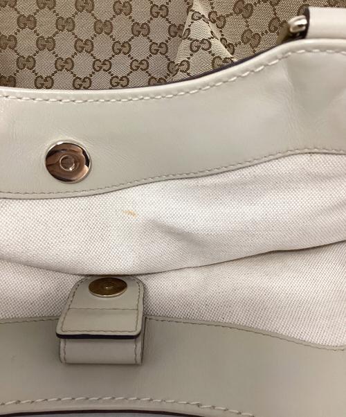 GUCCI（グッチ）GUCCI (グッチ) GGキャンバススーキートートバッグ ベージュの古着・服飾アイテム