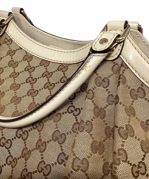 GUCCI（グッチ）GUCCI (グッチ) GGキャンバススーキートートバッグ ベージュの古着・服飾アイテム