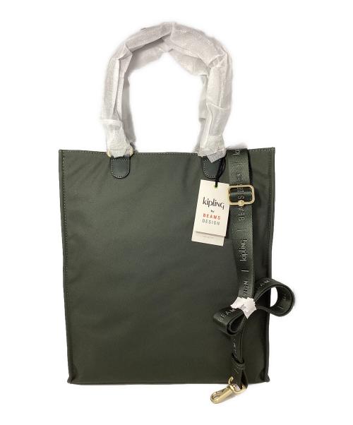 Kipling（キプリング）Kipling (キプリング) BEAMS (ビームス) 2WAYバッグ オリーブ 未使用品の古着・服飾アイテム