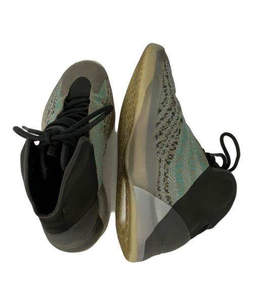 adidas（アディダス）adidas (アディダス) Yeezy QNTM Teal Blue グレー×ブラック サイズ:29cmの古着・服飾アイテム