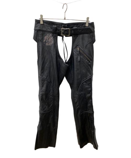 HARLEY-DAVIDSON（ハーレーダビッドソン）HARLEY-DAVIDSON (ハーレーダビッドソン) レザーチャップス ブラック サイズ:Mの古着・服飾アイテム