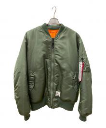 WTAPS×ALPHA（ダブルタップス×アルファ）の古着「MA-1ジャケット」｜カーキ