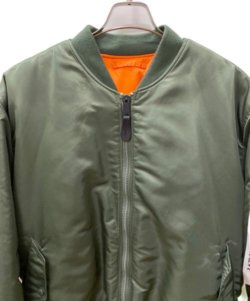 WTAPS（ダブルタップス）WTAPS (ダブルタップス) ALPHA (アルファ) MA-1ジャケット カーキ サイズ:XLの古着・服飾アイテム