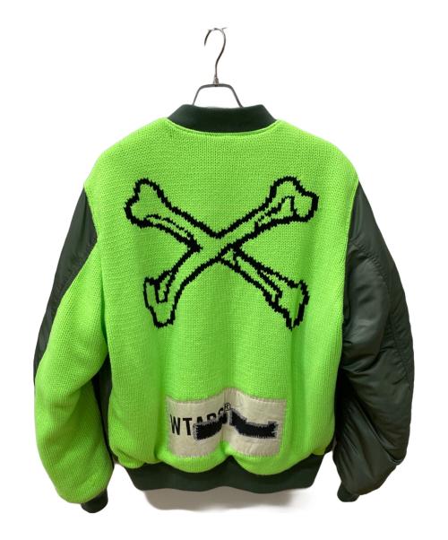 WTAPS（ダブルタップス）WTAPS (ダブルタップス) ALPHA (アルファ) MA-1ジャケット カーキ サイズ:XLの古着・服飾アイテム