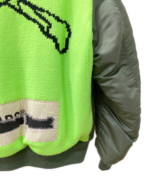 WTAPS（ダブルタップス）WTAPS (ダブルタップス) ALPHA (アルファ) MA-1ジャケット カーキ サイズ:XLの古着・服飾アイテム