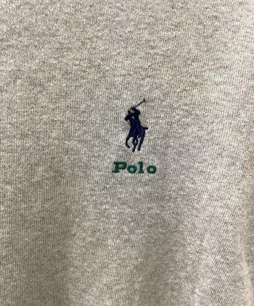 POLO RALPH LAUREN（ポロ・ラルフローレン）POLO RALPH LAUREN (ポロ・ラルフローレン) 薄手ニット グレー サイズ:XSの古着・服飾アイテム