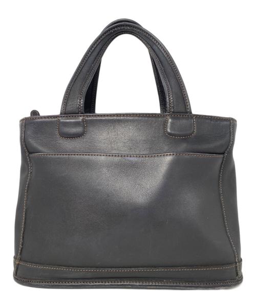 COACH（コーチ）COACH (コーチ) レザートートバッグ ブラックの古着・服飾アイテム